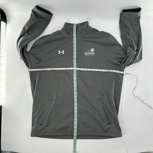 Under Armour Gray Zip Up Cold Gear Jacket Size XL - Picture 11 of 12